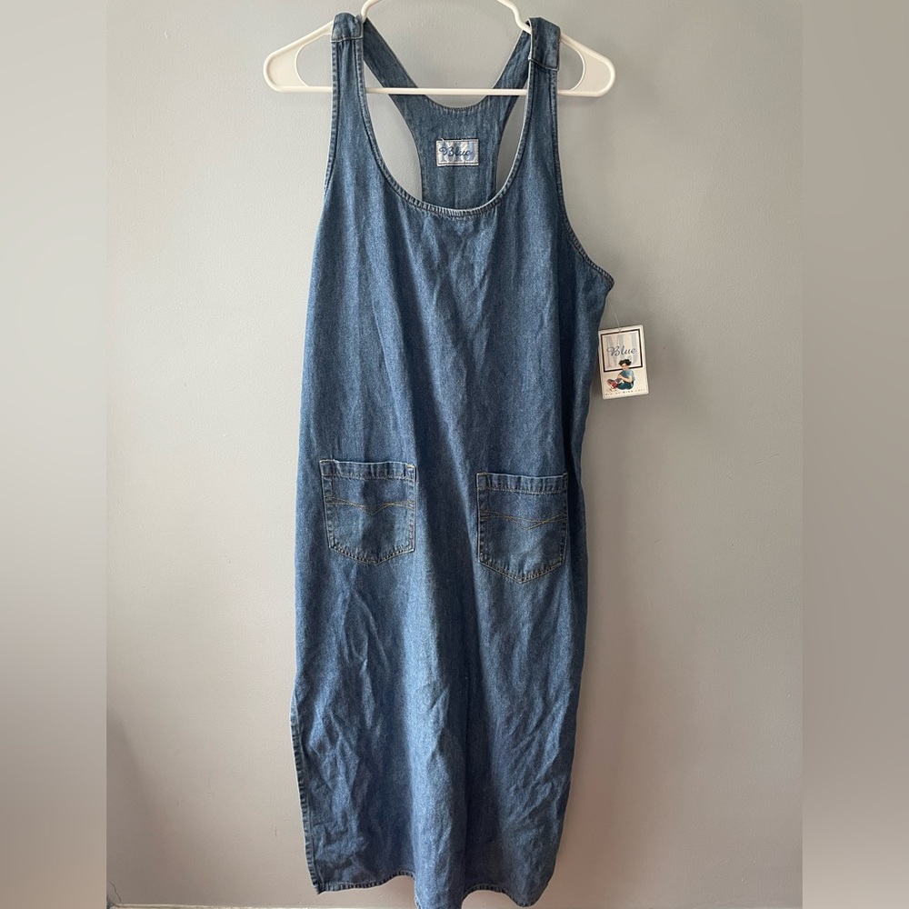 Vintage Overall Jean Dress
